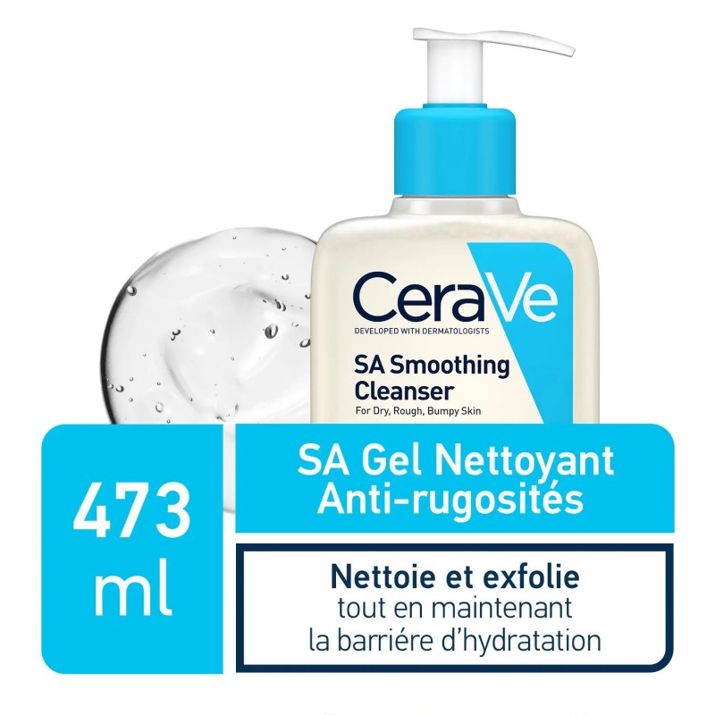 SA GEL NETTOYANT ANTI RUGOSITES 473ML CERAVE