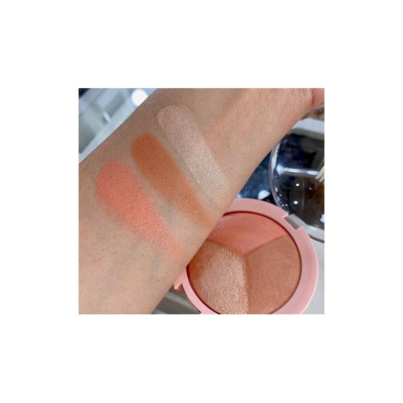 Poudre Baked Trio Nude Look Golden Rose