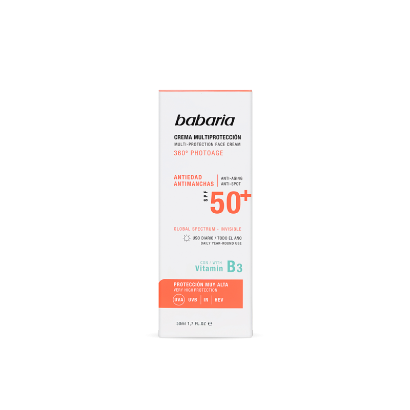 ECRAN SOLAIRE PEAU NATURE SPF50+ BABARIA + éventail gratuit