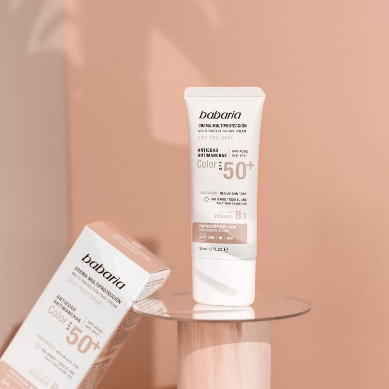 ECRAN SOLAIRE TEINTE PEAU NATURE SPF50+ BABARIA