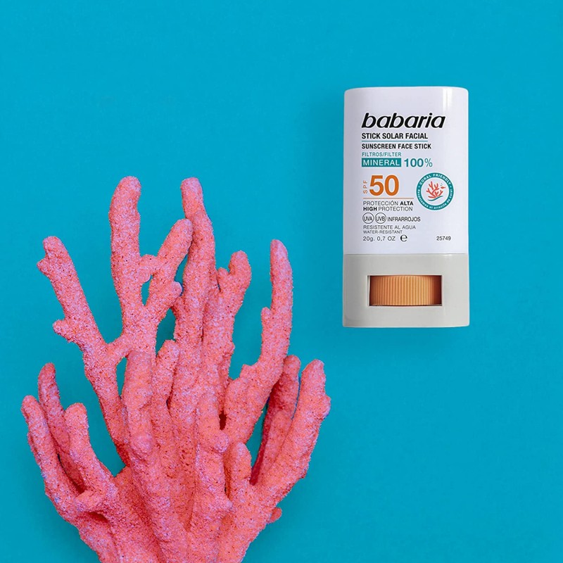 STICK SOLAIRE POUR VISAGE SPF50 BABARIA 20g