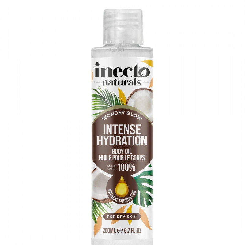 Huile pour le corps noix de coco inecto 200 ML