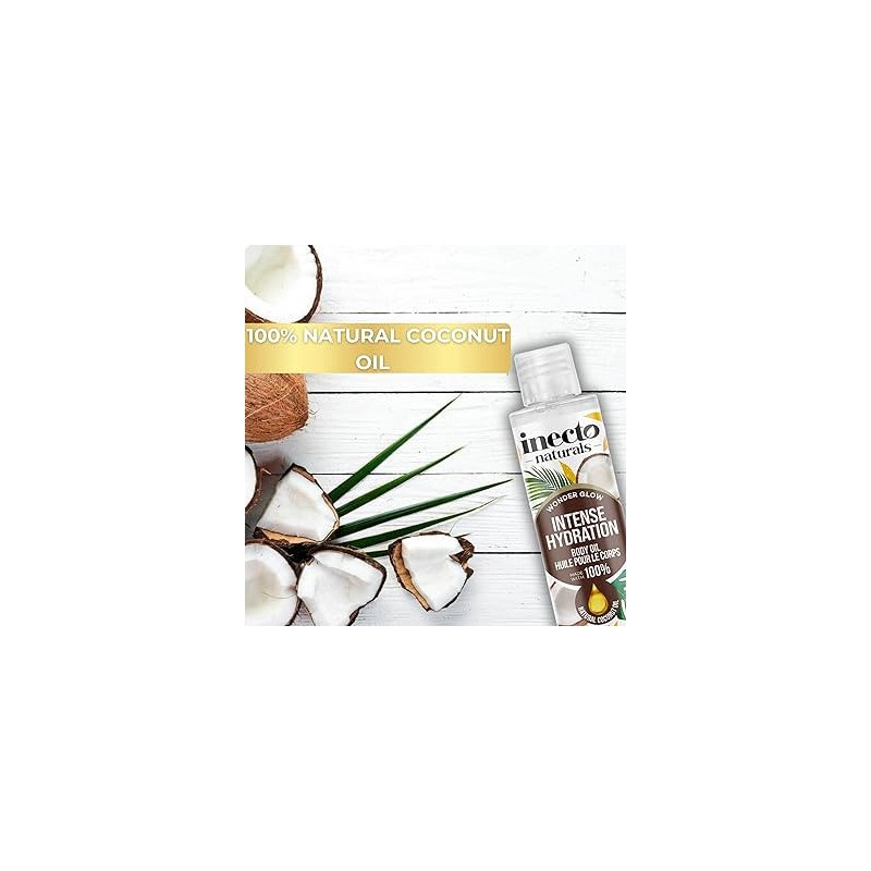 Huile pour le corps noix de coco inecto 200 ML