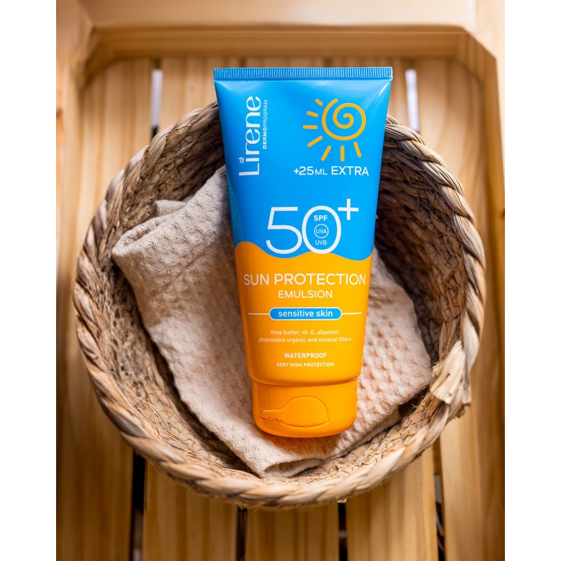 PACK LIRNE EMULSION PROTECTRICE SPF 50+ 175ML + LAIT PROTECTION ENFANT SPF 50 150 ML + TROUSSE JAUNE OFFERTE