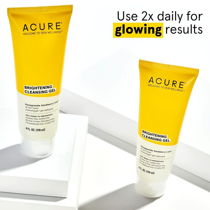 BRIGHTENING CLEANSING GEL 118ML ACURE