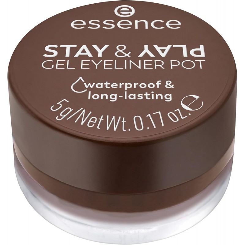 STAY & PLAY GEL EYELINER POT 01 ESSENCE