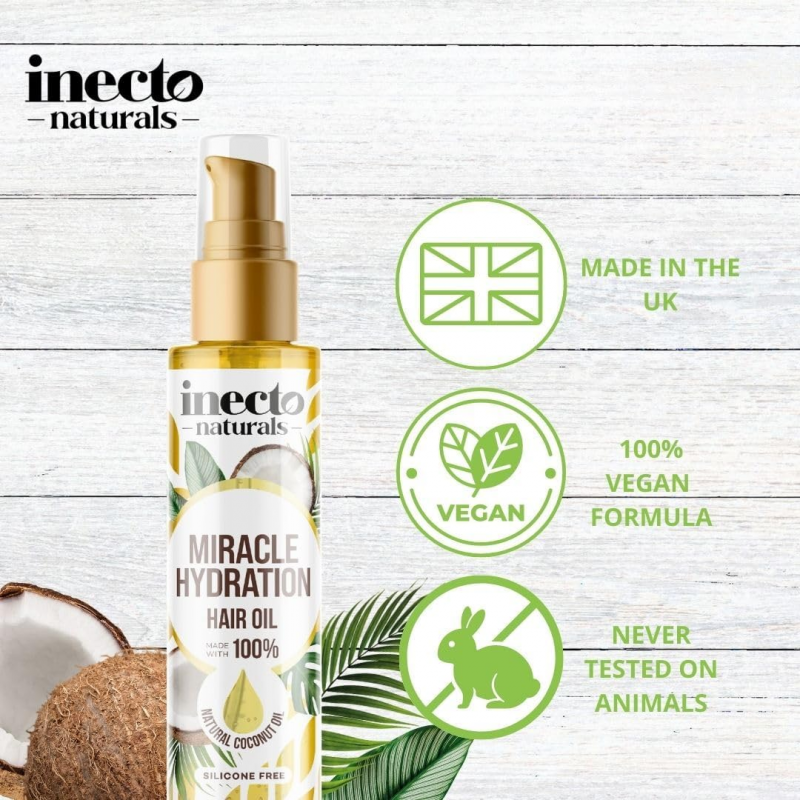Huile de Coco Naturel 100 ml INECTO