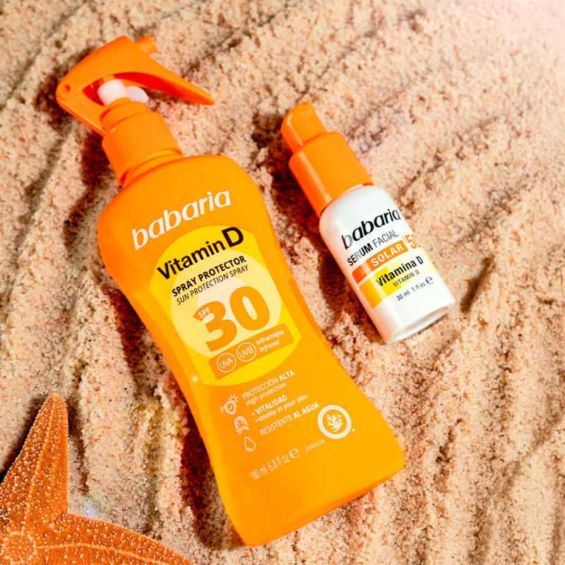 SPRAY PROTECTEUR SOLAIRE SPF 30 VITAMINE D 200 ML BABARIA
