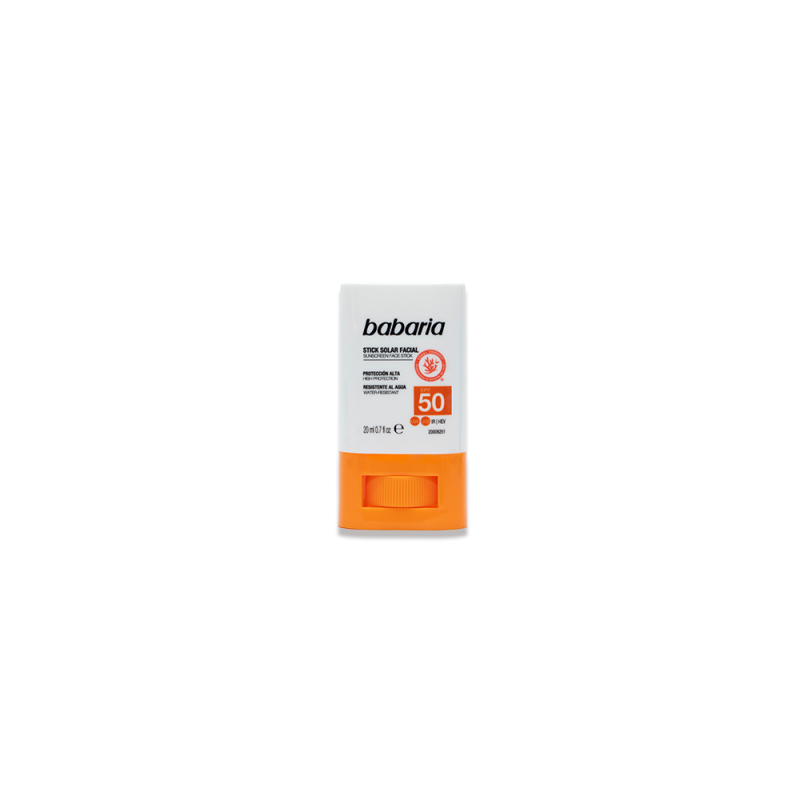 STICK SOLAIRE POUR VISAGE SPF50 BABARIA 20g