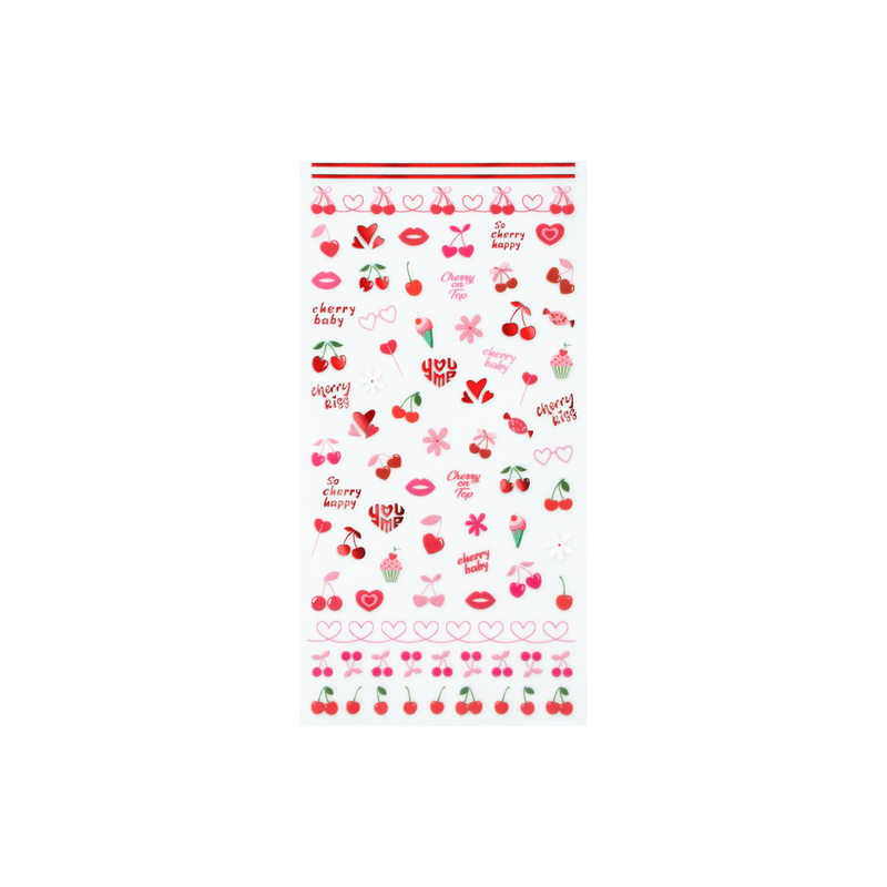 AUTOCOLLANTS POUR ONGLES SO CHERRY HAPPY ESSENCE