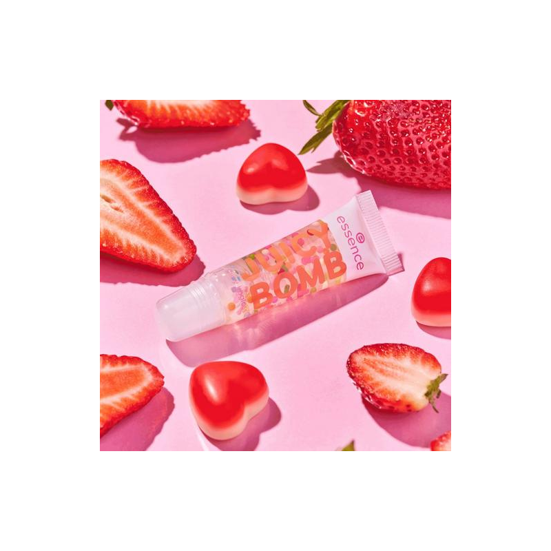 JUICY BOMB PARTY shiny lipgloss 05 Strawberry Sprinkles essence