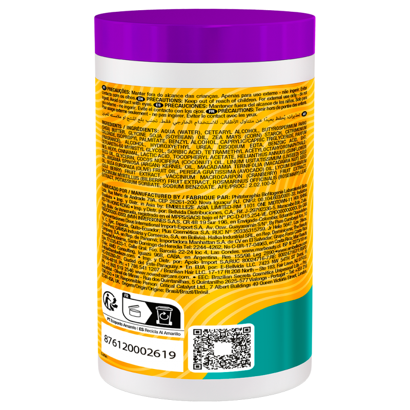 Masque Cheveux Deep conditionning My curls 400 G  Novex