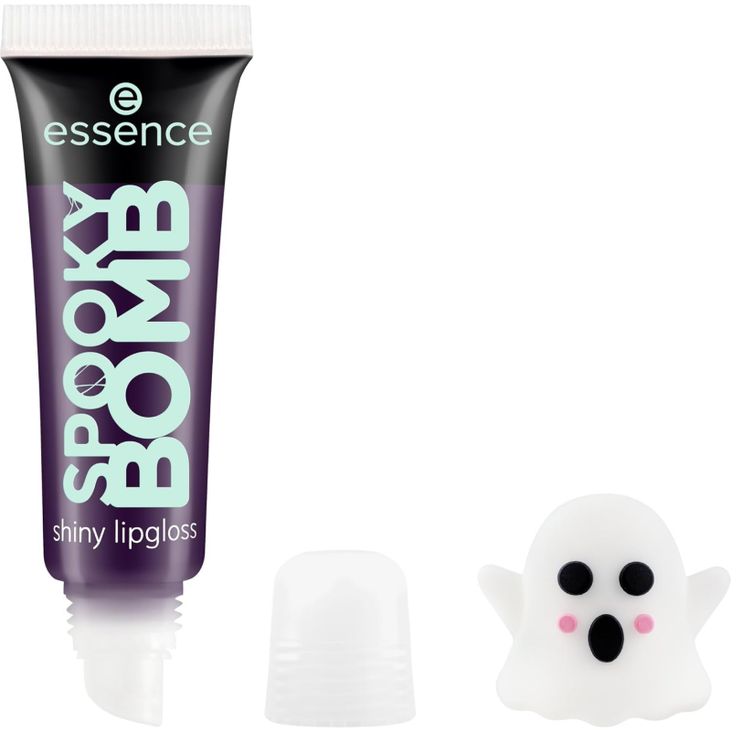 SPOOKY BOMB shiny lipgloss 01 Violet Shiny ESSENCE