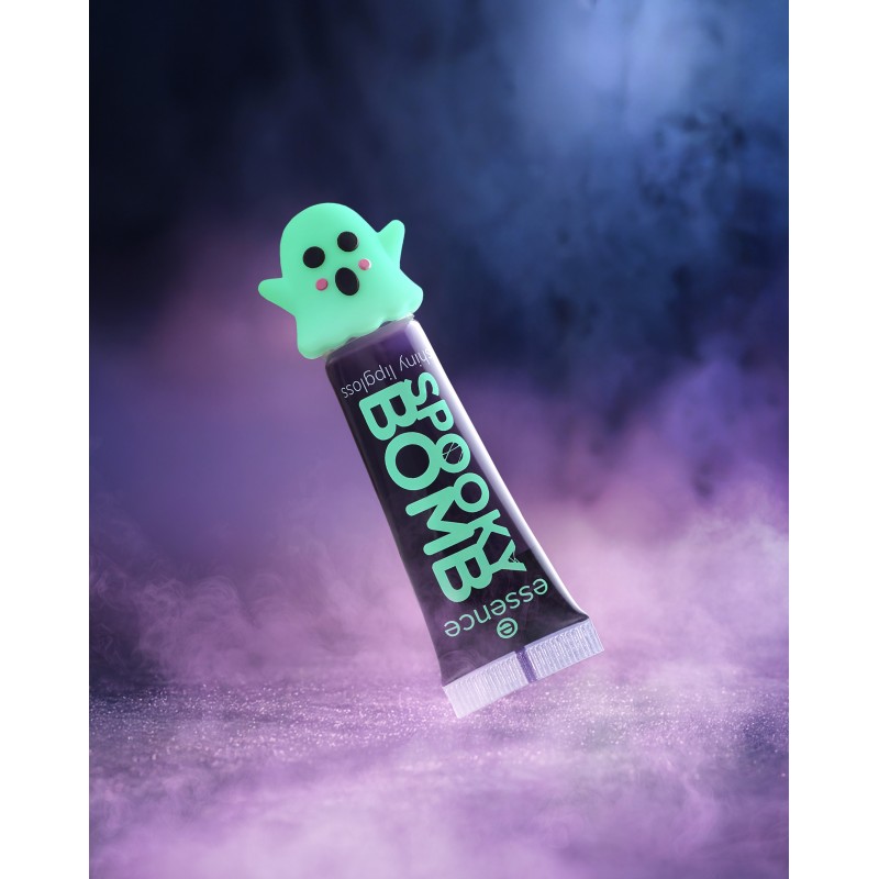 SPOOKY BOMB shiny lipgloss 01 Violet Shiny ESSENCE