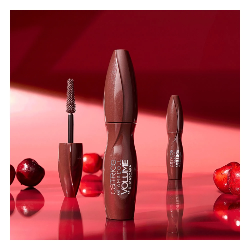 MASCARA MINI GLAM & DOLL VOLUME ETERNAL RED CATRICE