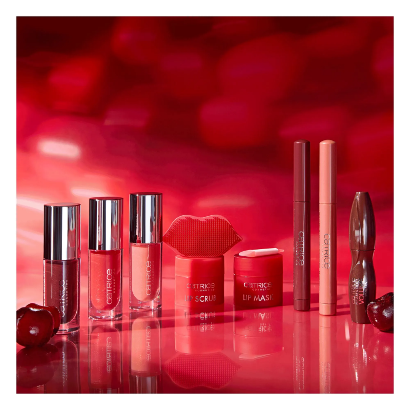 LIP OIL CHERRY BOMB ETERNAL RED C01 Scarlett Spark CATRICE