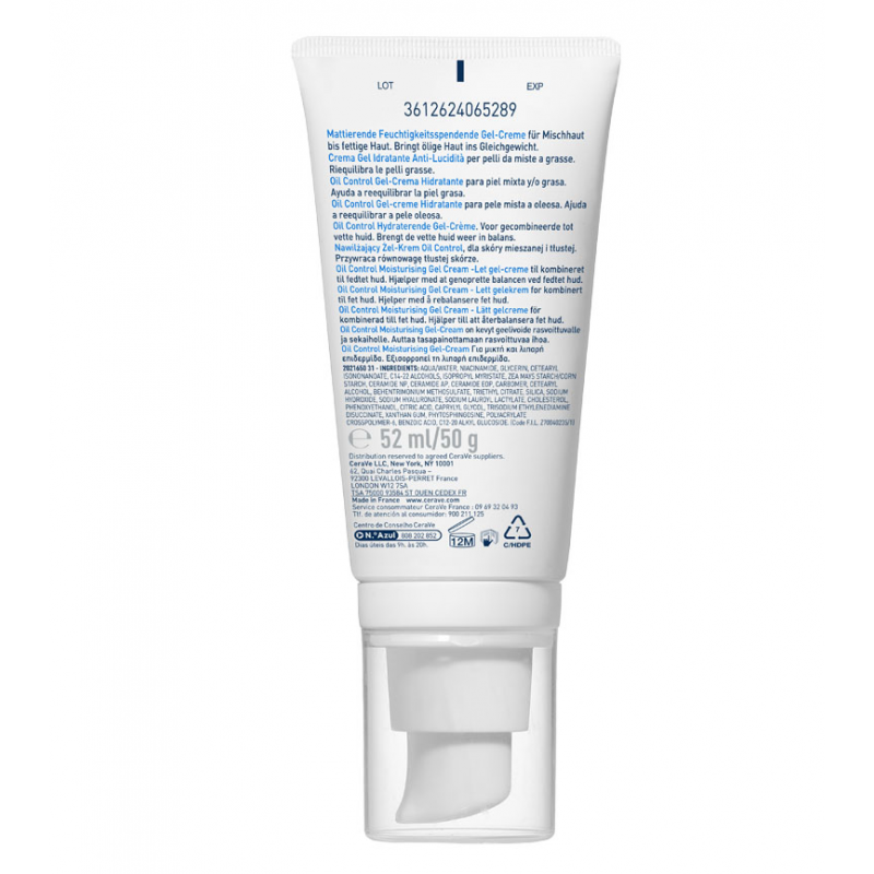 Gel Crème Hydratant Oil Control Visage​ CERAVE