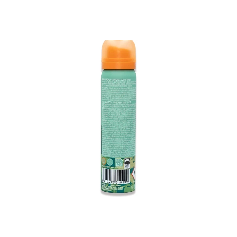 Brume solaire visage et corps SPF 50 Adventure BABARIA + accessoire téléphone gratuit
