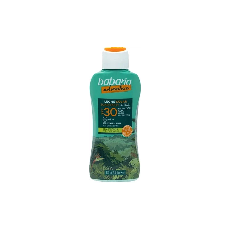 Lotion solaire SPF 30 Adventure Subscreen BABARIA + accessoire gratuit