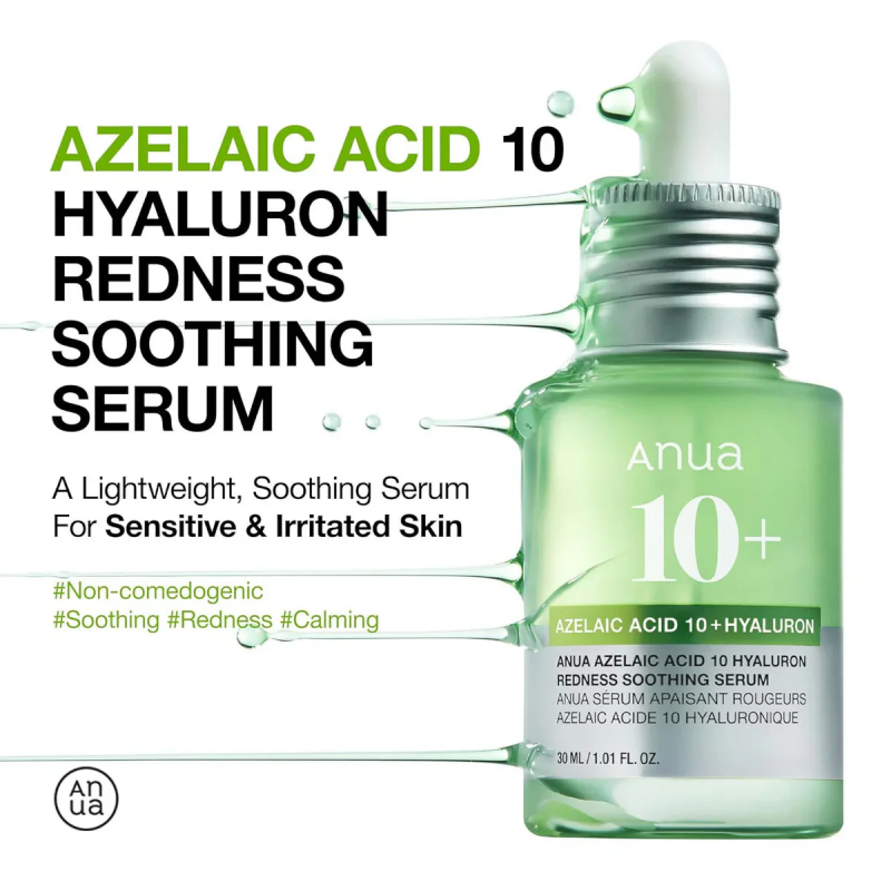 Sérum Azelaic Acid 10% Hyaluron Redness Soothing ANUA