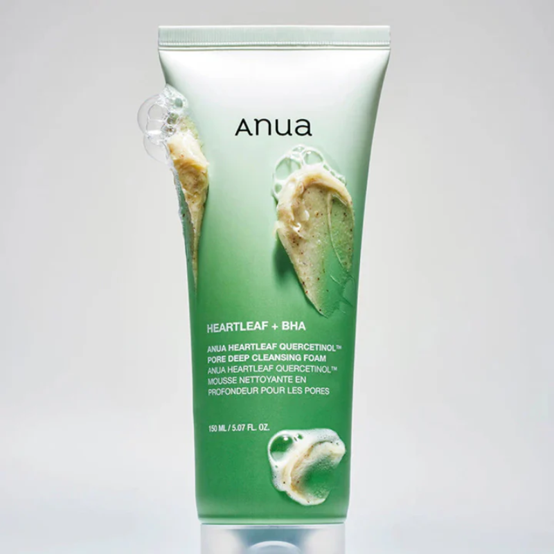 Mousse Nettoyante Heartleaf Quercetinol Pore Deep ANUA
