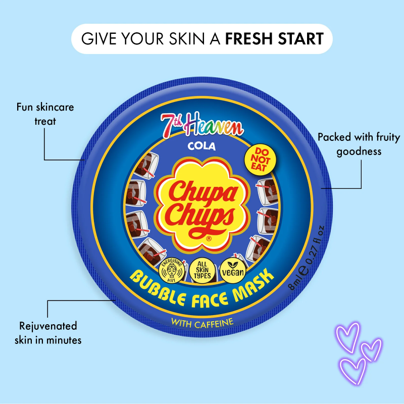 Chupa Chups Cola Bubble Mask with Caffeine 7th Heaven