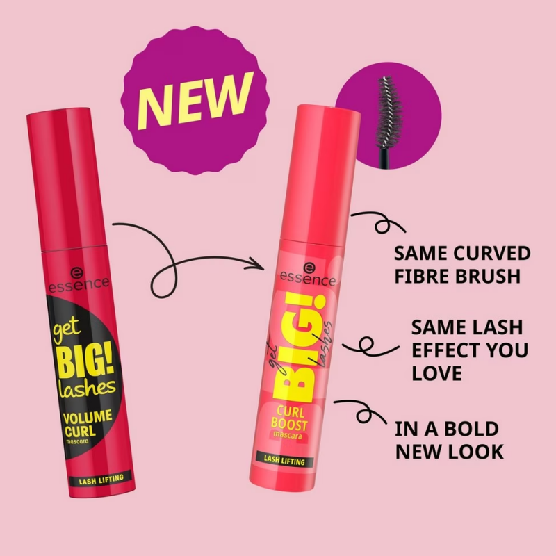 Mascara Get Big! Lashes Effet Recourbant Curl Boost ESSENCE