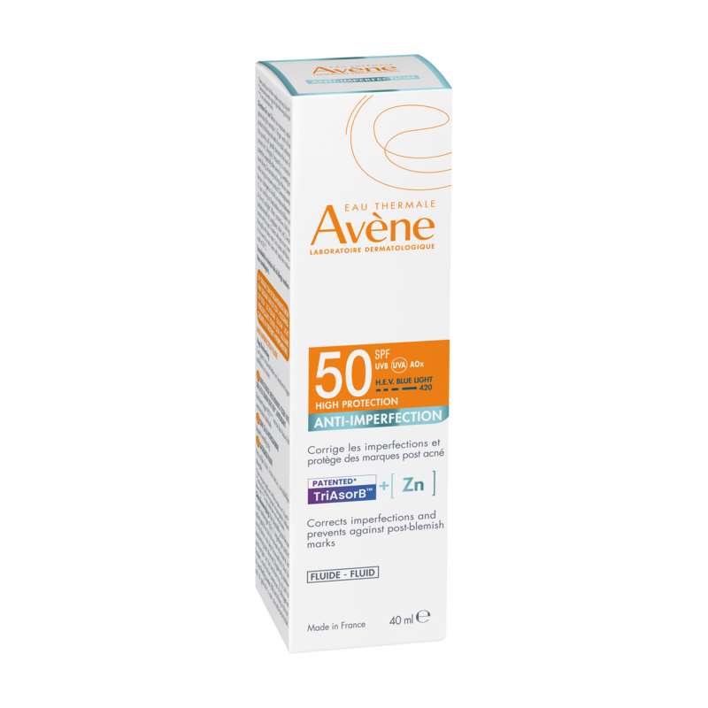 SOIN SOLAIRE ANTI-IMPERFECTIONS SPF50 40ML AVÈNE