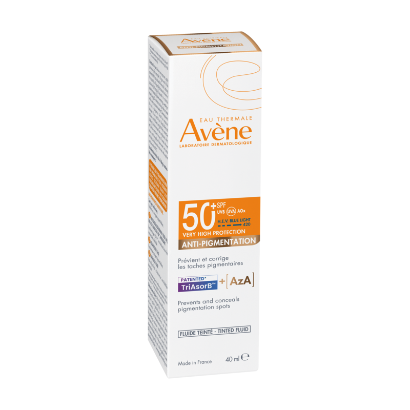 FLUIDE SOLAIRE ANTI-PIGMENTATION SPF50+ AVÈNE