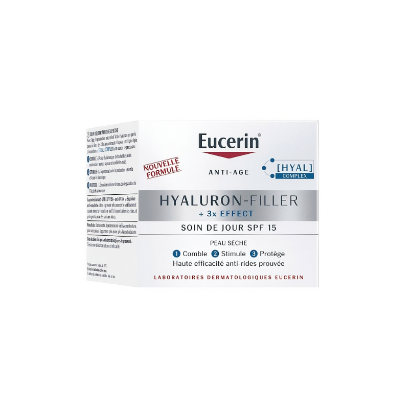 EUCERIN HYALURON FILLER +3X EFFECT SOIN DE JOUR 50ML + Hyaluron-Filler 3x Effect Nuit Miniature Offerte