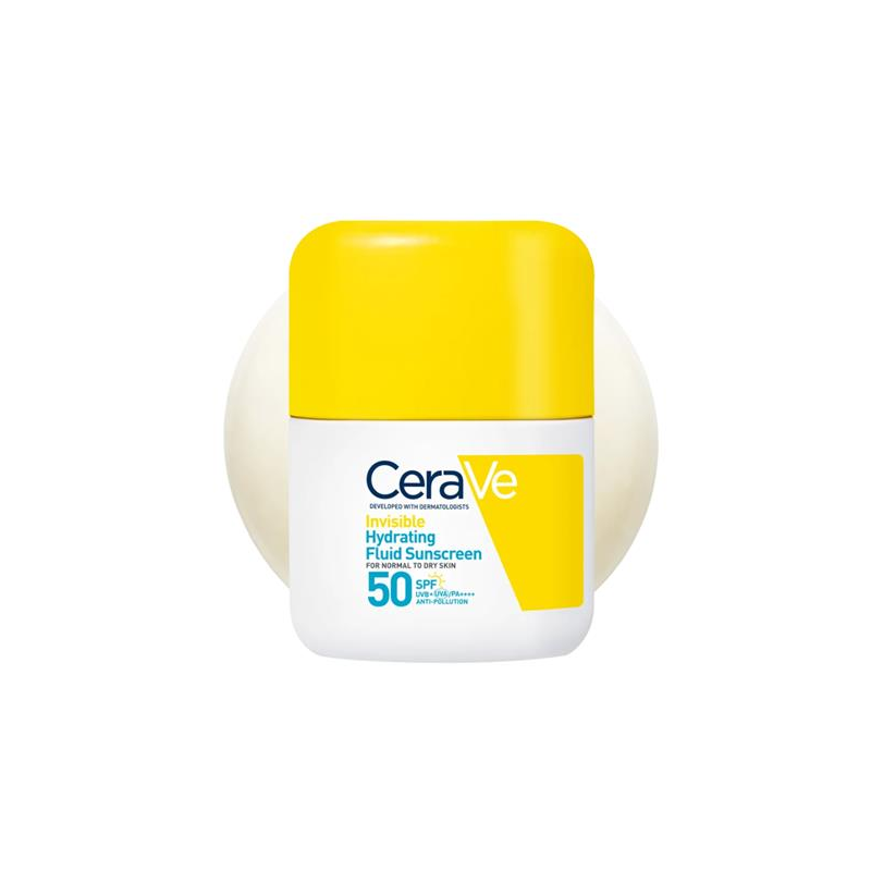 CERAVE ECRAN SOLAIRE SPF 50+ FLUIDE INVISIBLE HYDRANTANT 50 ML