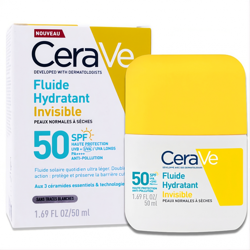 CERAVE FLUID SOLAIRE HYDRATANT SPF50+ 50ML
