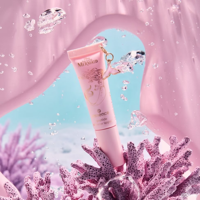 essence Disney THE LITTLE MERMAID peptide shimmer lipgloss 10ml