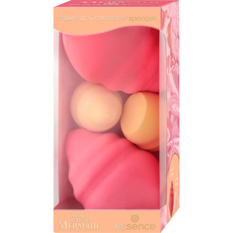 essence Disney THE LITTLE MERMAID make-up and concealer sponges 01