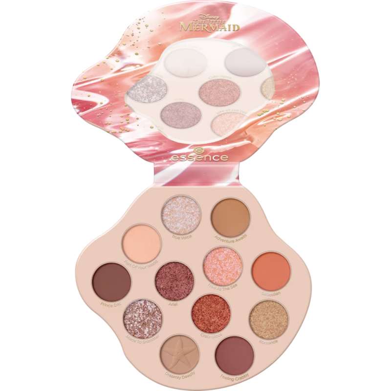 essence Disney THE LITTLE MERMAID eyeshadow palette 01