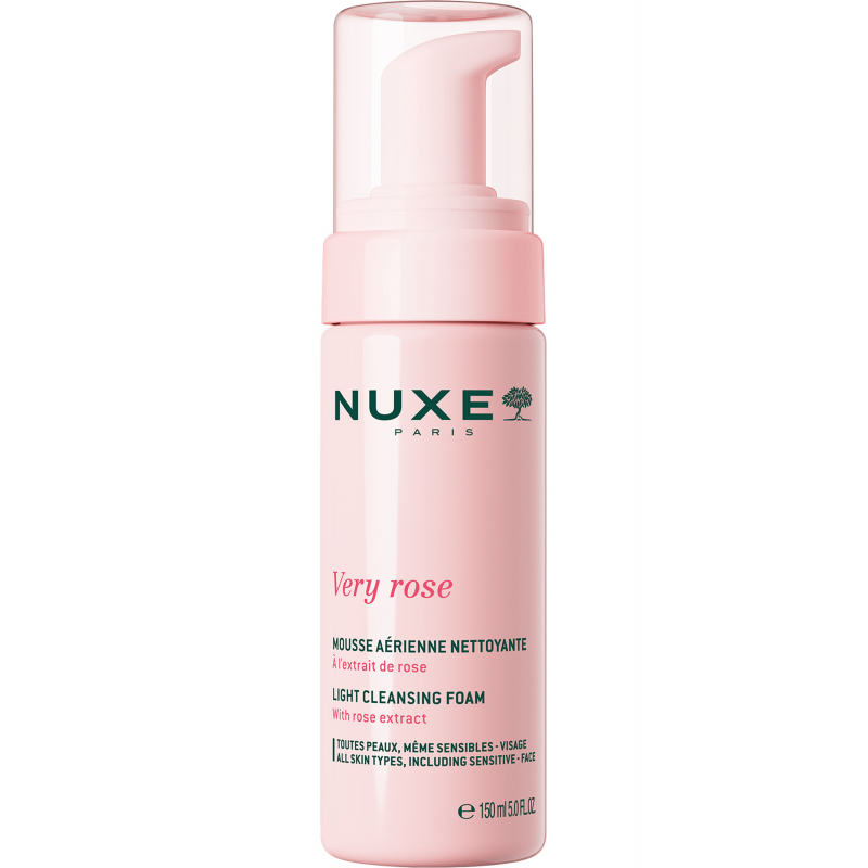 Nuxe Very rose Mousse Aérienne Nettoyante 150 ml