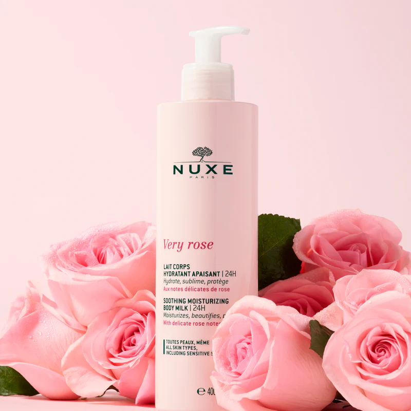 Nuxe Very Rose lait hydratant apaisant 400ml