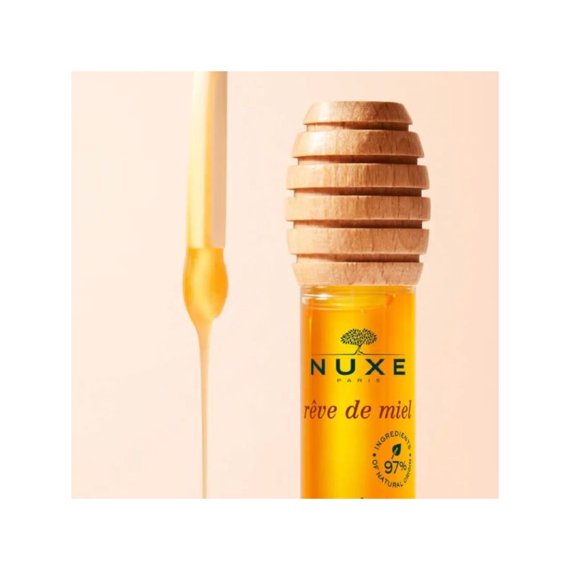 NUXE REVE DE MIEL Soin Lèvres au Miel 10ml - Lèvres Desséchées