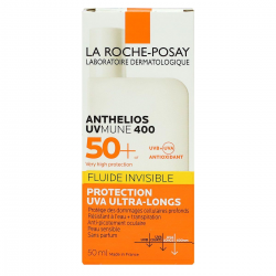 Anthelios UVMune 400 Fluide Invisible SPF50 50ml + Eau Thermale Offerte La Roche Posay