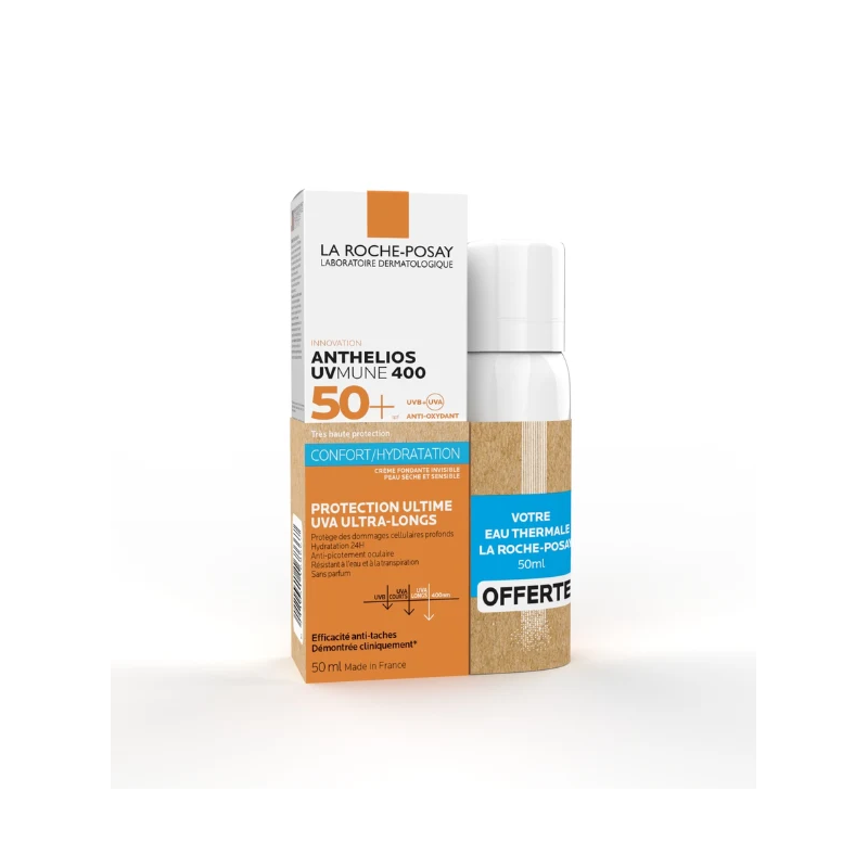 PACK RP ANTHELIOS HYDRATANT INVISIBLE+EAU THERMAL OFFERT