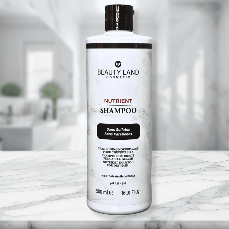 Beauty land – Nutrient shampoo – Sans sulfates Sans Parabenès – 500 ML