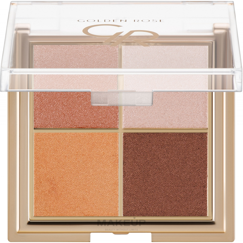 Palette Quattro Eyeshadow N°07 Bronze Vision Golden Rose