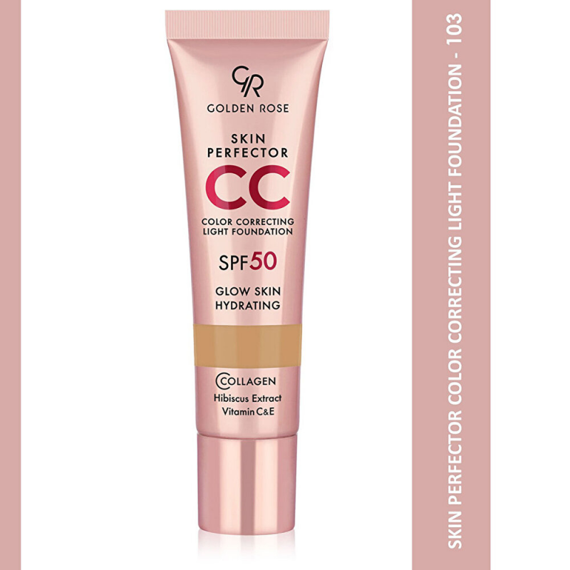 CC CREME SKIN PERFECTOR LIGHT FOUNDATION GOLDEN ROSE