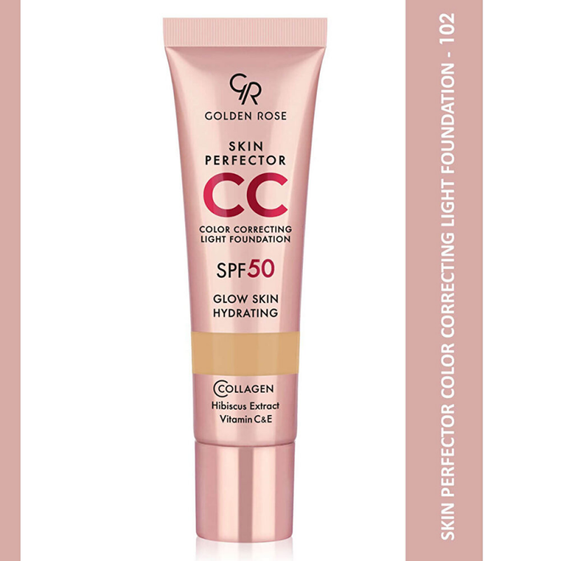 CC CREME SKIN PERFECTOR LIGHT FOUNDATION GOLDEN ROSE