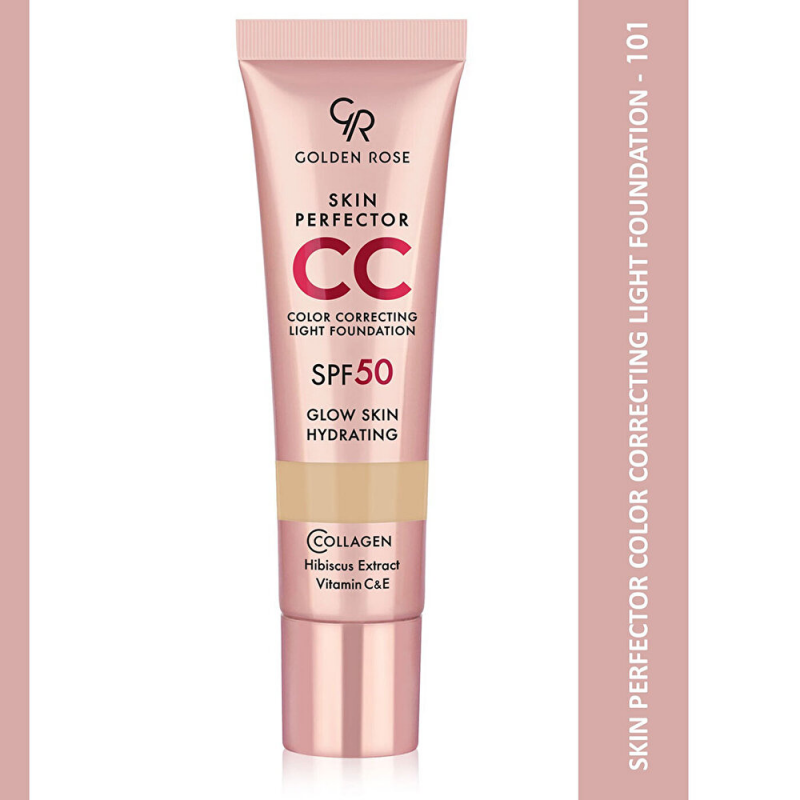CC CREME SKIN PERFECTOR LIGHT FOUNDATION GOLDEN ROSE