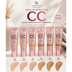 CC CREME SKIN PERFECTOR LIGHT FOUNDATION GOLDEN ROSE