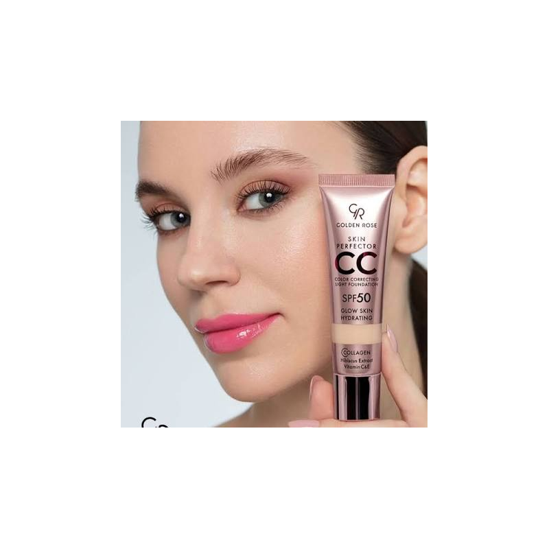 CC CREME SKIN PERFECTOR LIGHT FOUNDATION GOLDEN ROSE