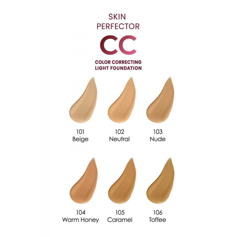 CC CREME SKIN PERFECTOR LIGHT FOUNDATION GOLDEN ROSE