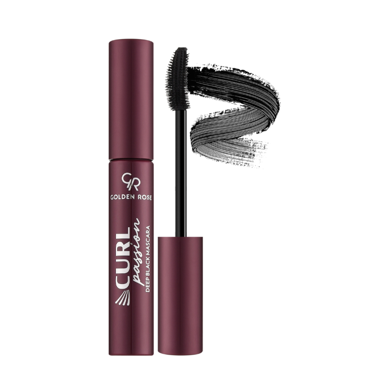 Mascara Curl Passion Deep Black Golden Rose