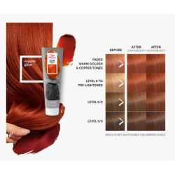 Masque Wella Colorant Temporaire Cuivré Copper Glow 150 ml